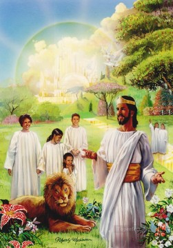 Jesus photoshop Religieuse Christianisme Peinture à l'huile